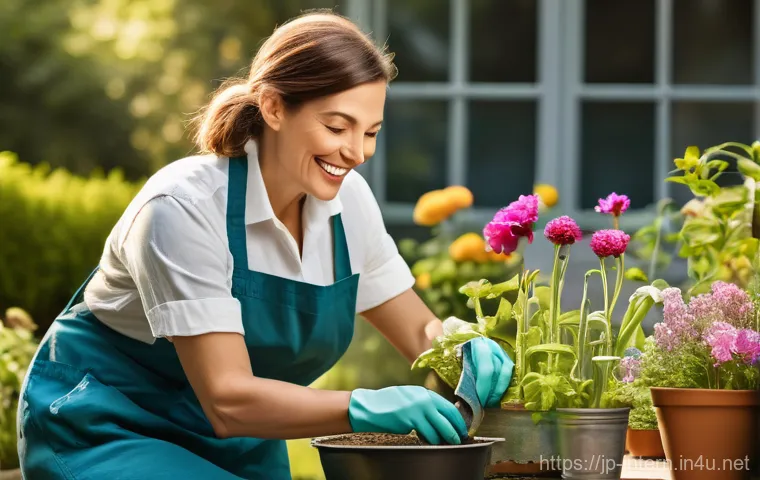 갑상선암 생존율 통계 - **Prompt:** A serene scene featuring a person (gender-neutral, in their 30s-40s) gently touching the...