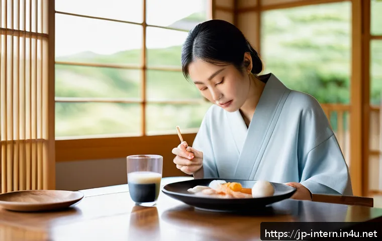 소화기질환 약 복용법 - A clean and bright modern kitchen scene showing a Japanese woman in her 30s carefully taking medicat...